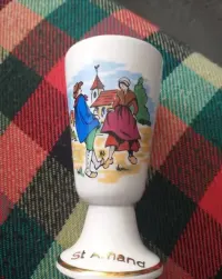 Tradition CNP France kubek kielich do kawy czekolady porcelana francuska St Amand — ujęcie 2