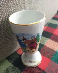 Tradition CNP France kubek kielich do kawy czekolady porcelana francuska St Amand — ujęcie 3