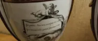 Tristal i Izolda para empirowych waz z porcelany — ujęcie 4