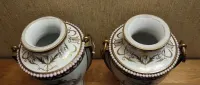 Tristal i Izolda para empirowych waz z porcelany — ujęcie 5