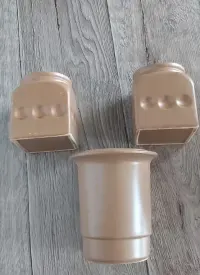 Trzy ceramiczne pojemniki - Bolesławiec — ujęcie 2