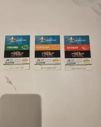 Trzy karty panini UEFA euro 2020 — ujęcie 2