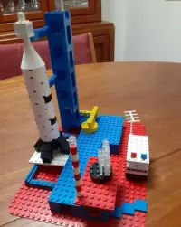 tylko dzis LEGO 358 Legoland,Space, baza rakietowa unikat 1973 rok — ujęcie 4