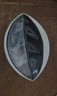 Unikat! Paterka Hand Painted Poland Ćmieloŵ Sygnowana — ujęcie 2