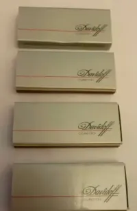 Vintage - czarne zapałki Davidoff - (zestaw x4) - NOWE — ujęcie 2