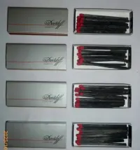 Vintage - czarne zapałki Davidoff - (zestaw x4) - NOWE — ujęcie 5