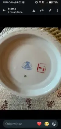 Vintage porcelana Apulum Romania – ozdobny koszyczek — ujęcie 5