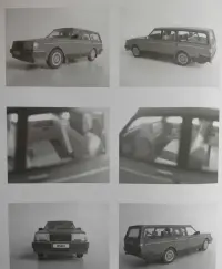 Volvo 240 sedan (244) model papierowy skala 1:25 modelarz kartonowy — ujęcie 5
