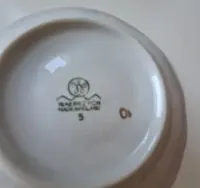 Wałbrzych Fryderyka serwis espresso mokka porcelana PRL złoty rant — ujęcie 4