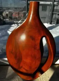 Wazon/dzban ceramiczny 50cm, brąz, nowy. — ujęcie 2