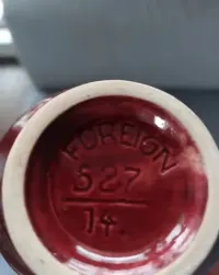 Wazon dzbanek Bay Keramik 527-14 Foreign West Germany PRL Vintage — ujęcie 3