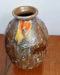 Wazon Etna Faïencerie de Thulin Belgia Art Deco Lata 20 30 Ceramika — ujęcie 4