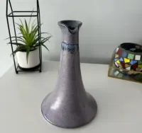 Wazon flakon ceramiczny Germany sygnowany retro vintage jak NOWY — ujęcie 2