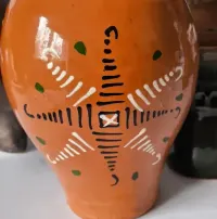 Wazon piękna stara ceramika Chmielno 30 cm — ujęcie 2