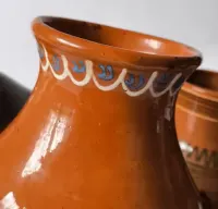 Wazon piękna stara ceramika Chmielno 30 cm — ujęcie 3