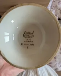 Wazon porcelanowy z 22k złotem Royal Bavaria — ujęcie 5