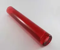 Wazon - szkło rubinowe barwione w masie - wysokość 39,5 cm — ujęcie 4