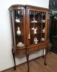 Witryna serwantka  Chippendale   gięte szyby antyk 964/2026 — ujęcie 2