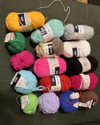 Włóczki amigurumi wielka paczka yarnart, kokonki, himalaya — ujęcie 2