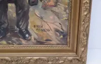 WŁODZIMIERZ LENIN Rosyjskie Malarstwo stary obraz — ujęcie 3