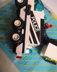 Wóz Polica Kartonik Instrukcja lego 6430 Police Radiowóz System — ujęcie 3