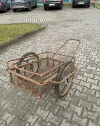 wózek mleczarza PRL — ujęcie 4