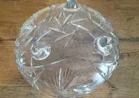 WYJĄTKOWO DUŻA MISA-PIĘKNY oryginał ZABYTEK-Bohemia Crystal-lata 70 — ujęcie 4