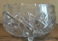 WYJĄTKOWO DUŻA MISA-PIĘKNY oryginał ZABYTEK-Bohemia Crystal-lata 70 — ujęcie 5