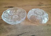 WYJĄTKOWY KOMPLET 6 TALERZYKÓW-Oryginały-styl Bohemia Crystal-ozdobne — ujęcie 4