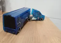 X-Raycer Transport Truck Hot Wheels N1992 ciężarówka resorak 2008 — ujęcie 3