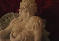 XIX wieczna tablica z porcelany biskwit VOLKSTEDT — ujęcie 2