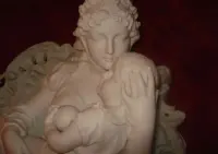 XIX wieczna tablica z porcelany biskwit VOLKSTEDT — ujęcie 3