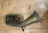 Zabytkowy baryton V. F. Červený Königgrätz ok. 1900 r. – antyk, instrument dęty — ujęcie 2