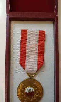 Zasłużony Pracownik PAŃSTWOWY PRL medal złoty — ujęcie 3