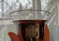 zestaw filiżanek do kawy 5 sztuk prl vintage — ujęcie 3