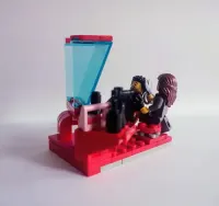 zestaw LEGO salon fryzjerski urody fryzjer fryzjerka nozyczki ludziki — ujęcie 2