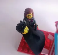 zestaw LEGO salon fryzjerski urody fryzjer fryzjerka nozyczki ludziki — ujęcie 3