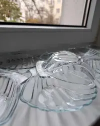 zestaw miseczki muszle, Pyrex, vintage PRL — ujęcie 5