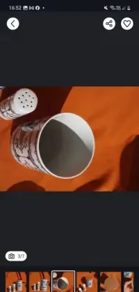 Zestaw pojemnik przyprawniki porcelana niebieski — ujęcie 3