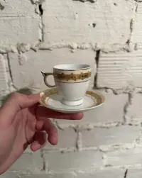 Zestaw porcelany made in Japan - filiżanki i podstawki — ujęcie 4