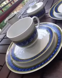 Zestaw porcelany Winterling Bavaria, zdobienia w stylu Bolesławca. — ujęcie 5