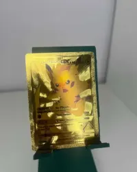 Złota Wysokie HP Karta Pokemon Pikachu Ultra 1mln 500000 Basic Vmax — ujęcie 2