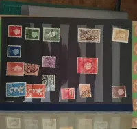 Znaczki zagraniczne kasowane odklejane około 1950 #56 — ujęcie 3