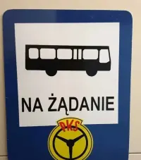 Znak przystankowy PKS — ujęcie 2
