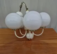 Żyrandol, lampa wisząca, Meos, Polam, lata 60 — ujęcie 3