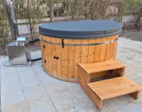 BALIA OGRODOWA PREMIUM 2m Jakuzzi 6-8os, piec zewnetrzny, producent spa led hydromasaż — ujęcie 3