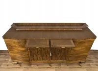 KOMODA BUFET klasyka ART DECO antyk 5 szuflad pod TV RTV 2,5 m Warszawa — ujęcie 4