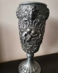 Cynowy pucharek Peltrato - Italy Vintage — ujęcie 5