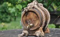 Antałek Beczka Dębowa 3L 5L 10L 15L 20L 100% Szczelne na whisky wino — ujęcie 2