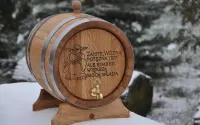 Antałek Beczka Dębowa 3L 5L 10L 15L 20L 100% Szczelne na whisky wino — ujęcie 5